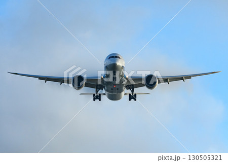 飛行機　さまざまな表情の雲　787　ベイパー 130505321