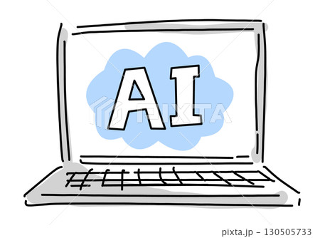 AIをビジネス活用していくイメージのアイコン 130505733