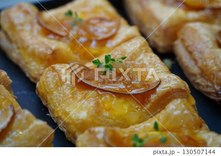 Gourmet Pastry with Toppings, Freshly Baked 130507144