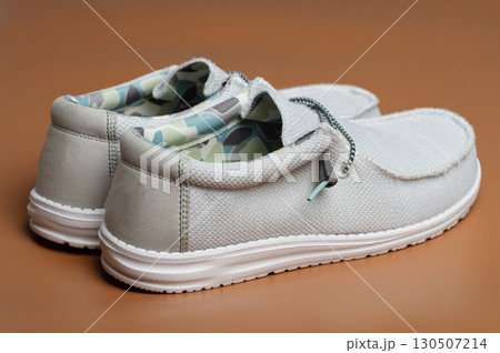 Pair od textile casual shoes 130507214