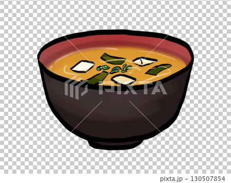 味噌湯插圖(筆觸)簡單 味噌湯插圖(筆觸)簡單 130507854