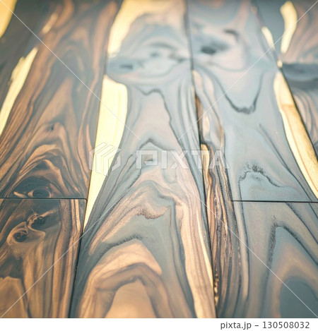 Close Up of Dark Brown Wood Flooring with Prominent Grain Patterns Close Up of Dark Brown Wood Flooring with Prominent Grain Patterns 130508032
