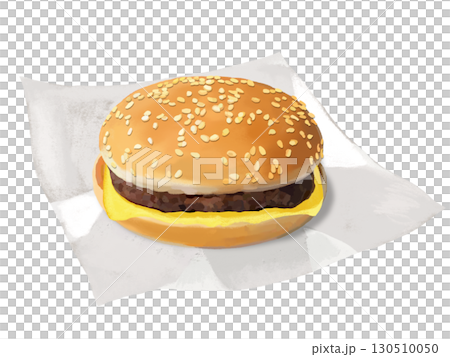 チーズバーガー（ゴマバンズ）包み紙付き 130510050