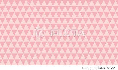 三角の幾何学模様_桃色カラーのピンク色 130510122