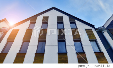 A modern tenement house in the city. 130511018