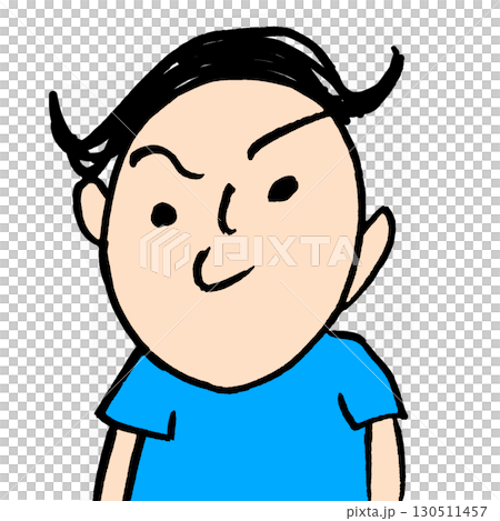 My illustration: Bed-headed brother 130511457