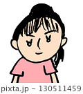 僕のイラスト　ポニーテールの女の子 130511459