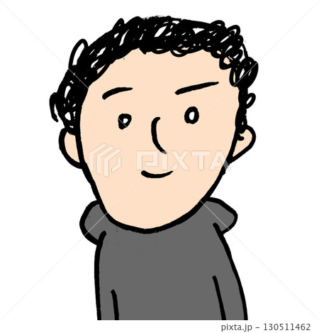 僕のイラスト くるくるのお兄さん 僕のイラスト くるくるのお兄さん 130511462