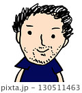 僕のイラスト　ひげの人 130511463