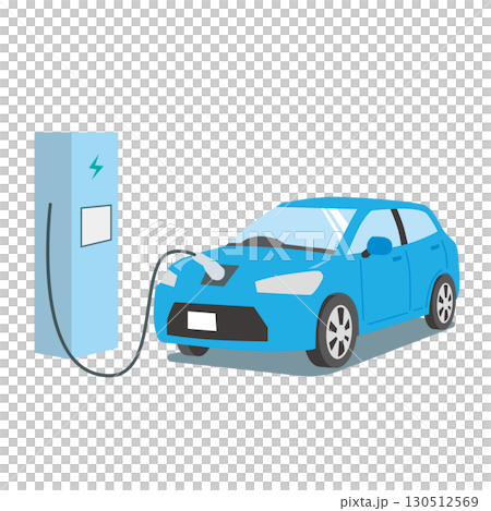 Electric car to charge 130512569