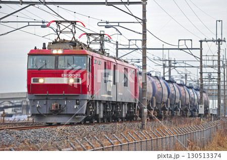 東北本線　栗橋ー東鷲宮　JR貨物　EH500-38（仙台） 130513374