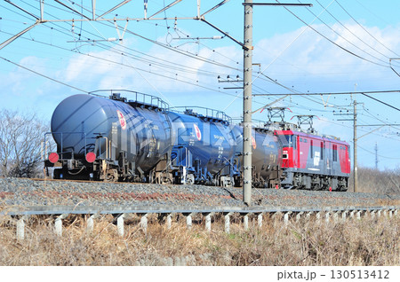 武蔵野線 東川口-東浦和 JR貨物 EH500-59(仙台)+タキ1000-412 武蔵野線 東川口-東浦和 JR貨物 EH500-59(仙台)+タキ1000-412 130513412