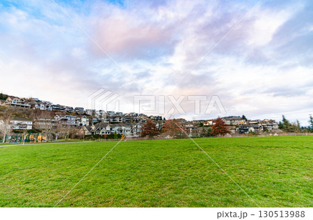 Houses on the slopes of Eagle Mountain, Abbotsford, British Columbia, Canada Houses on the slopes of Eagle Mountain, Abbotsford, British Columbia, Canada 130513988