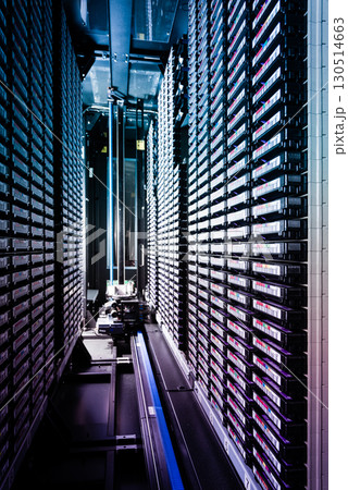 big data center storage with full of rack servers big data center storage with full of rack servers 130514663