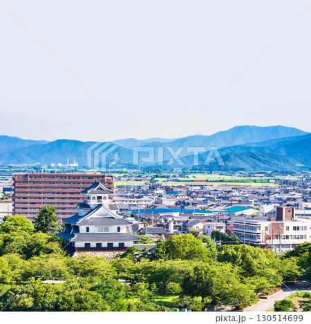 長浜城 ( 長浜城歴史博物館 ) の ハイアングル 空撮 【 滋賀県 長浜市 豊公園 の 史跡 】 長浜城 ( 長浜城歴史博物館 ) の ハイアングル 空撮 【 滋賀県 長浜市 豊公園 の 史跡 】 130514699