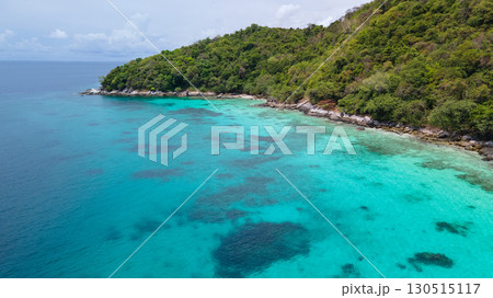 Aerial view of Koh Racha Noi, a beautiful tropical island in Andaman sea, Phuket, Thailand 130515117