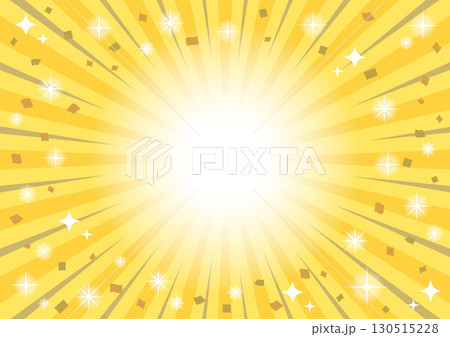 黄色集中線背景 130515228