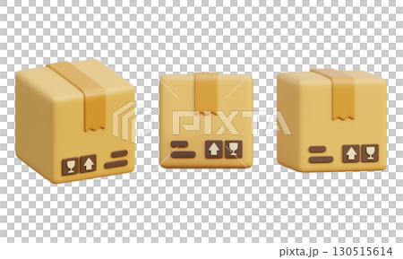 Package Box 3D Icon graphic 130515614