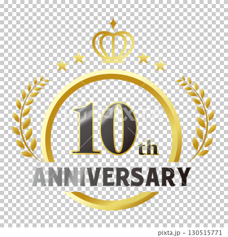 十周年記念のアイコン。 130515771