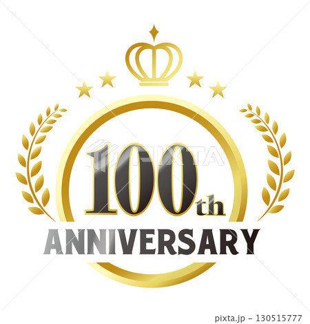 百周年記念のアイコン。 百周年記念のアイコン。 130515777