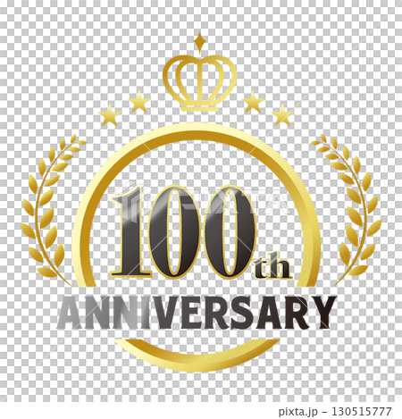 百周年記念のアイコン。 百周年記念のアイコン。 130515777