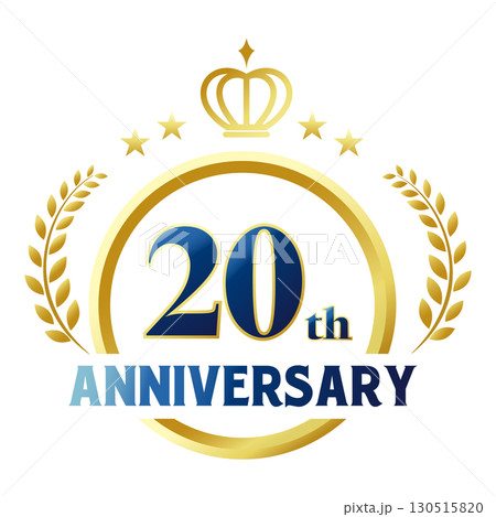 二十周年記念のアイコン。 二十周年記念のアイコン。 130515820
