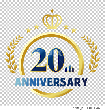 二十周年記念のアイコン。 二十周年記念のアイコン。 130515820