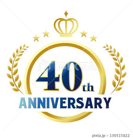 四十周年記念のアイコン。 四十周年記念のアイコン。 130515822