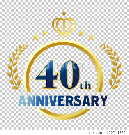 四十周年記念のアイコン。 四十周年記念のアイコン。 130515822