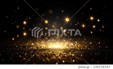 幻想的に輝く光のスパークルデザイン 幻想的に輝く光のスパークルデザイン 130516347