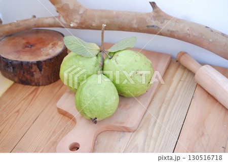 Healthy Tropical Guava Fruit Bunch 130516718
