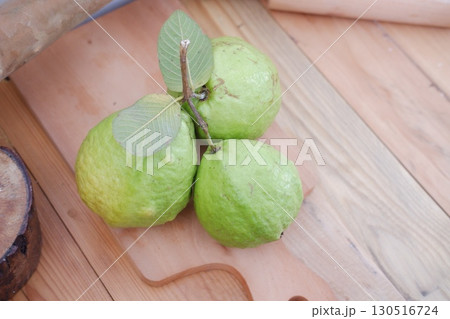 Healthy Tropical Guava Fruit Bunch Healthy Tropical Guava Fruit Bunch 130516724