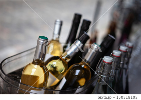 Bucket full of alcohol bottles Bucket full of alcohol bottles 130518105
