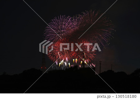夜空に咲く花火 130518180