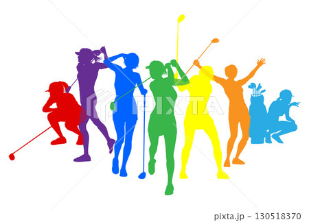 Golfers Golfing Silhouette Golf People Silhouettes Golfers Golfing Silhouette Golf People Silhouettes 130518370