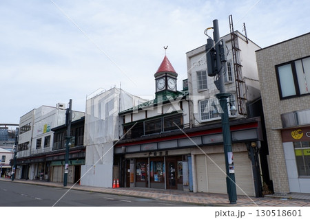 旧一戸時計店と土手町商店街 130518601