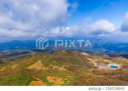 秋色に染まる 栗駒山の絶景 秋色に染まる 栗駒山の絶景 130519042