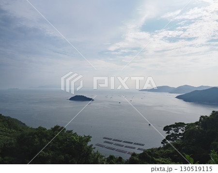 万葉の岬から見る2025年夏の播磨灘の眺望 130519115