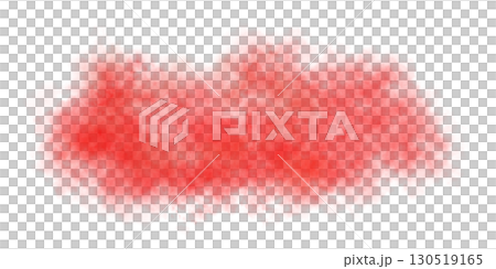 Red smoke, fog or steam texture on transparent background mockup template for posters banners visual effects and commercial scenes 130519165