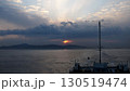 高松発　神戸行フェリー　夕暮れ➀ 130519474