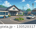 田舎の駅前 130520317