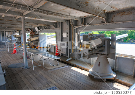 神奈川県横須賀市 記念艦三笠 補助砲 神奈川県横須賀市 記念艦三笠 補助砲 130520377