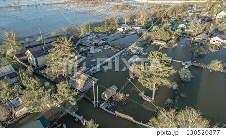 Global warming, floods on the planet.The apocalypse, catastrophes.Storms and destruction.Natural disasters,climate change,the riot of nature.The remnants of human life are floating in dirty water.End 130520877