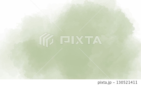Green watercolor background with copyspace for your design. vector. 130521411