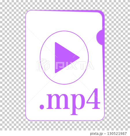 MP4 file format illustration video file 130521987