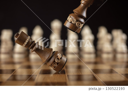 Flying chess pieces. A puzzle game with tricky combinations that requires planning and thinking. Flying chess pieces. A puzzle game with tricky combinations that requires planning and thinking. 130522193