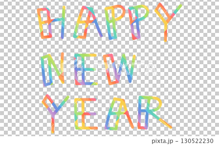 手寫新年快樂字體設計標誌 手寫新年快樂字體設計標誌 130522230