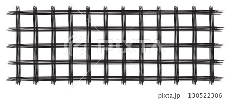 Hand drawn grid vector pattern. Check line background, stripe texture 130522306