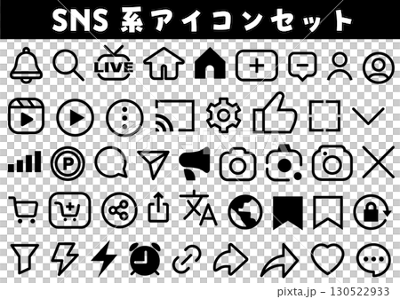 SNS 圖示集 130522933