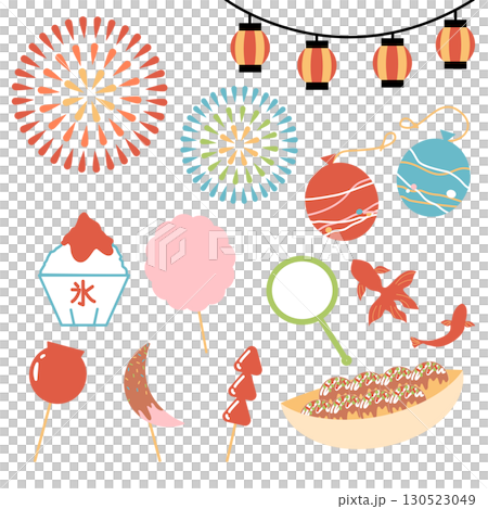 Summer festival illustration 130523049